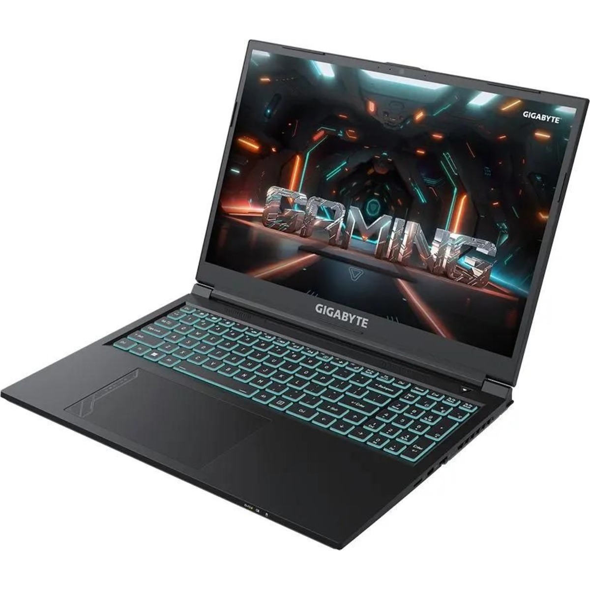 Ноутбук Gigabyte G6 Core i5 13500H 16Gb SSD512Gb NVIDIA GeForce RTX4060 8Gb 16 IPS FHD+ (1920x1200) Free DOS, черный WiFi BT Cam (KF-53KZ853SD)