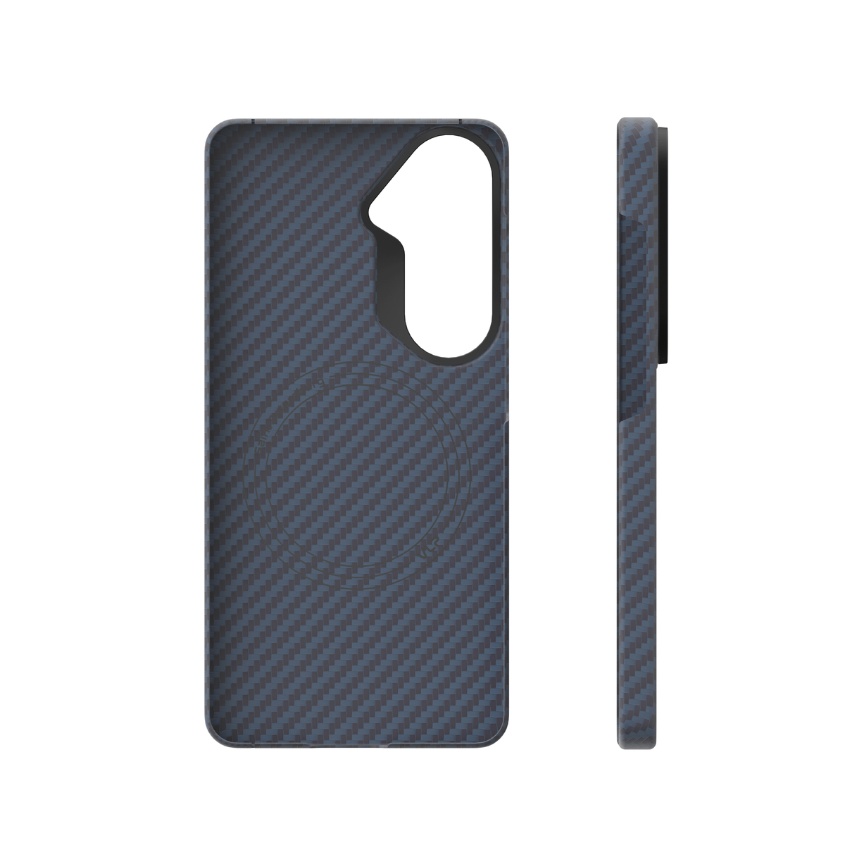 Чехол-накладка VLP Kevlar Сase MagSafe для Samsung S26 (Цвет: Blue)