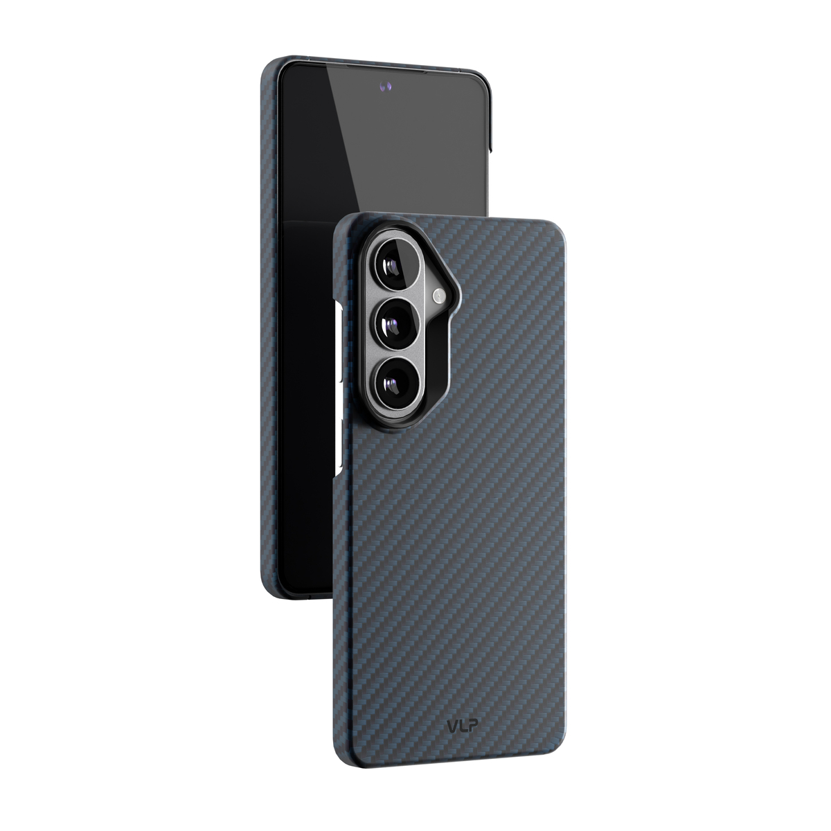 Чехол-накладка VLP Kevlar Сase MagSafe для Samsung S26 (Цвет: Blue)