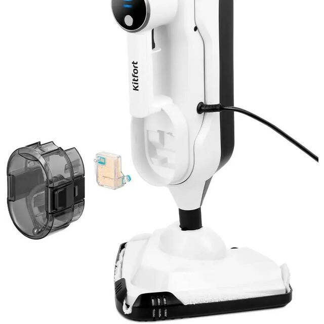 Швабра паровая Kitfort КТ-1072 (Цвет: White / Black) Швабра паровая Kitfort КТ-1072 (Цвет: White / Black)