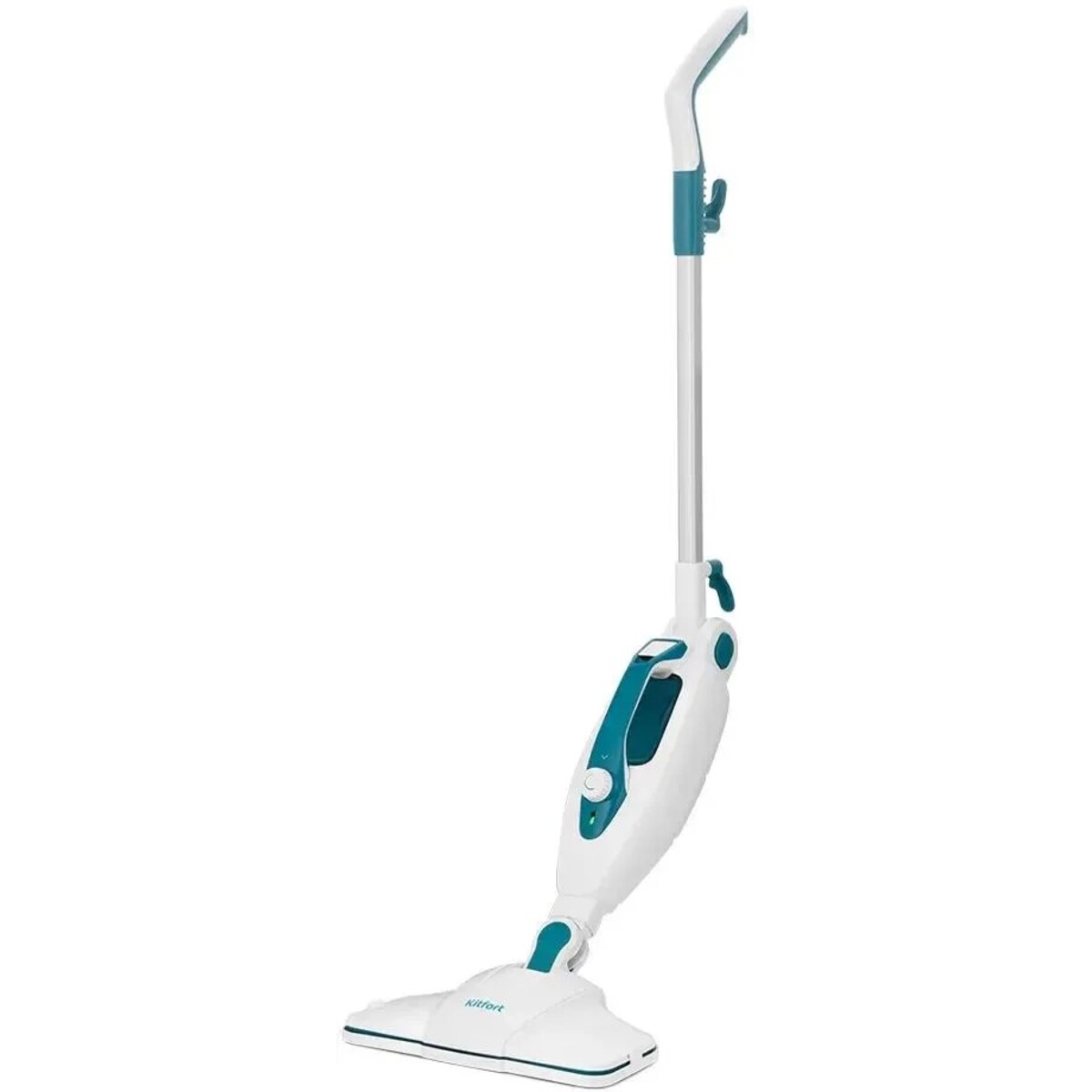 Швабра паровая Kitfort КТ-1080 (Цвет: White / Turquoise)