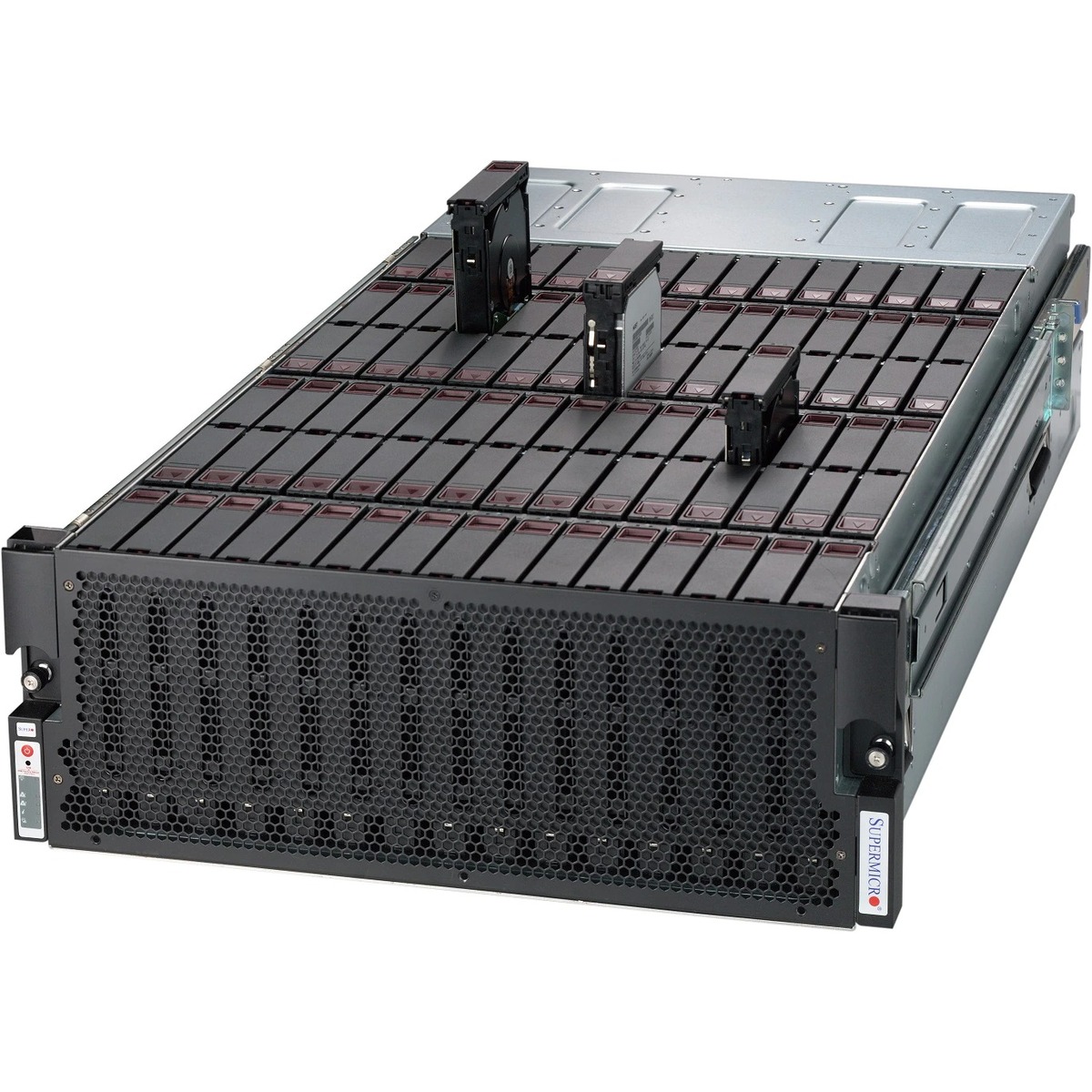 Дисковая полка SuperMicro CSE-946ED-R2KBOD + HDD 18Tb (23шт.) (Цвет: Black)