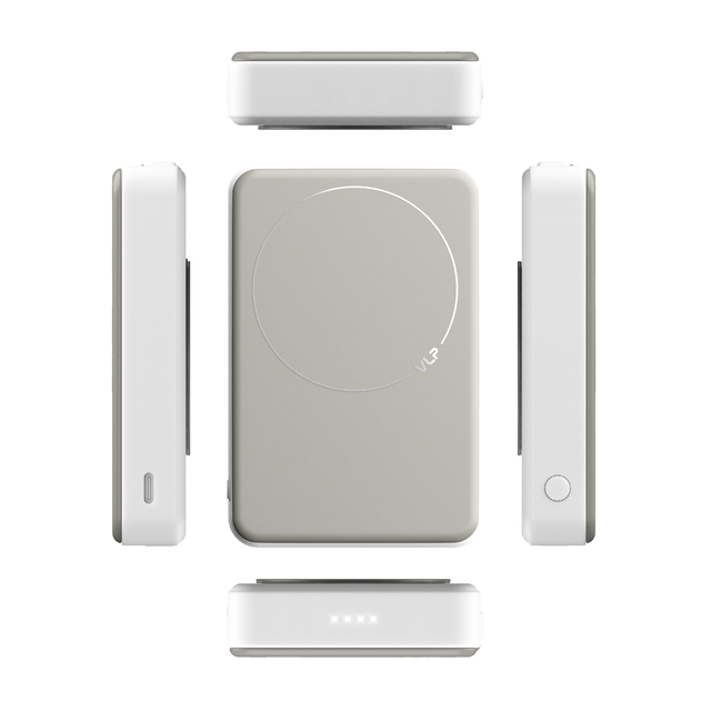 Внешний аккумулятор VLP Solid Energy 10000mAh SSB, QI2.2 30w (Цвет: White)