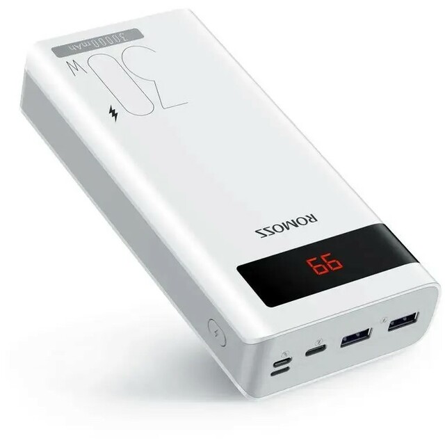 Внешний аккумулятор Romoss Sense8PS Pro 30000mAh, белый