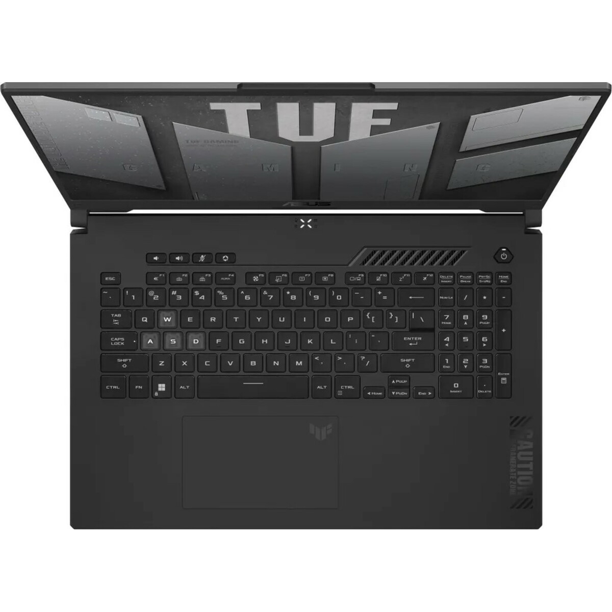 Ноутбук Asus TUF Gaming A17 FA707NUG-HX182 (Ryzen 7 7445HS 3.2Ghz / 16Gb DDR5 / SSD512Gb / NVIDIA GeForce RTX4050 6Gb / 17.3