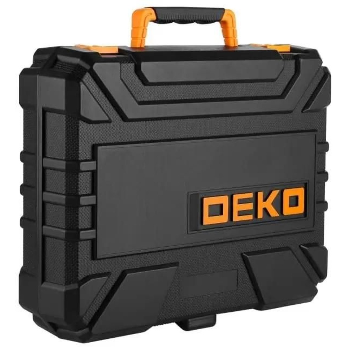 Дрель ударная Deko DKID600W (кейс в комплекте) (Цвет: Black / Orange)