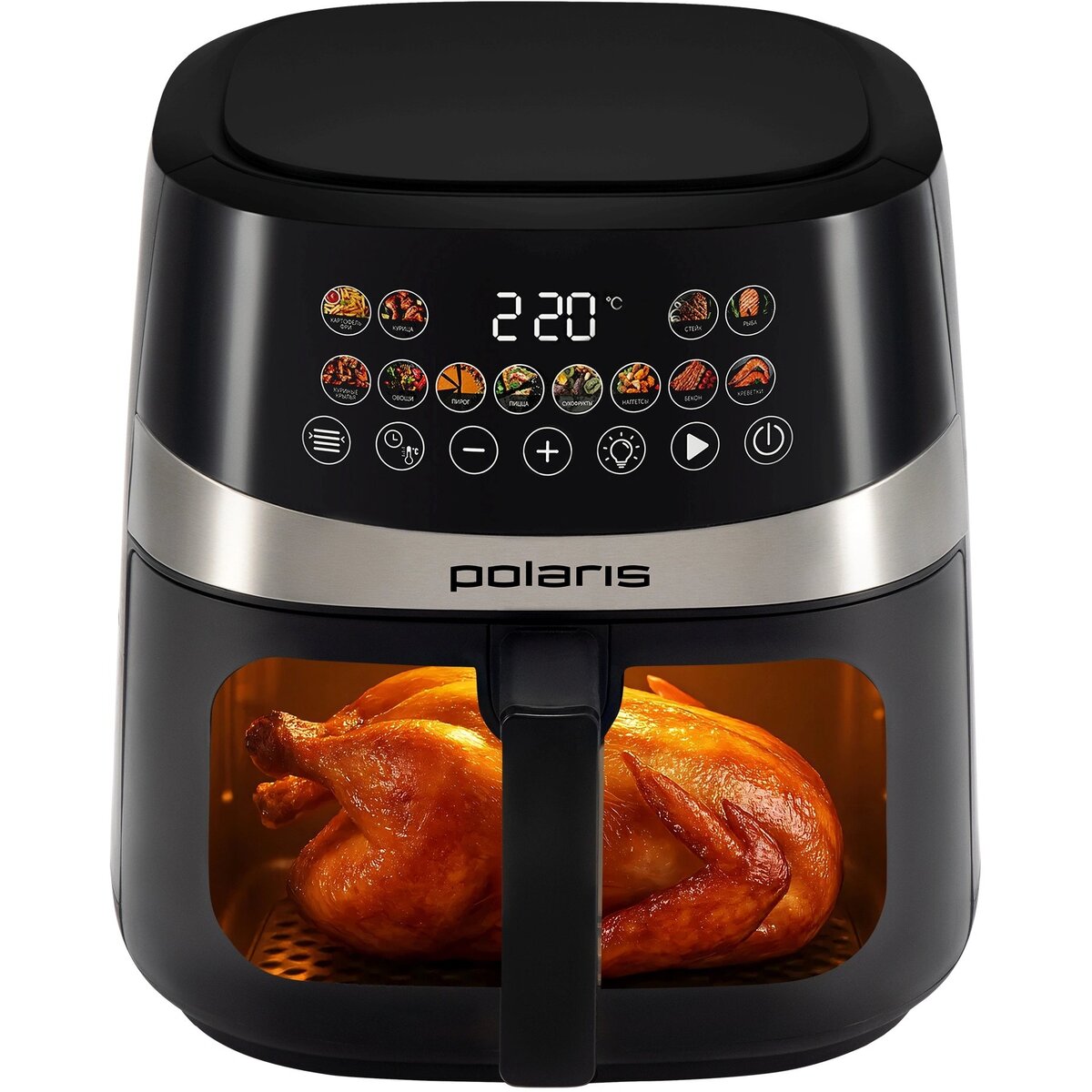 Аэрогриль Polaris PAF 8005W, черный