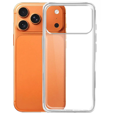 Чехол-накладка Borasco Silicone Сase для смартфона iPhone 17 Pro (Цвет: Transparent)