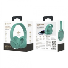 Наушники Devia Kintone Series Wireless HeadPhones V2 (Цвет: Green)