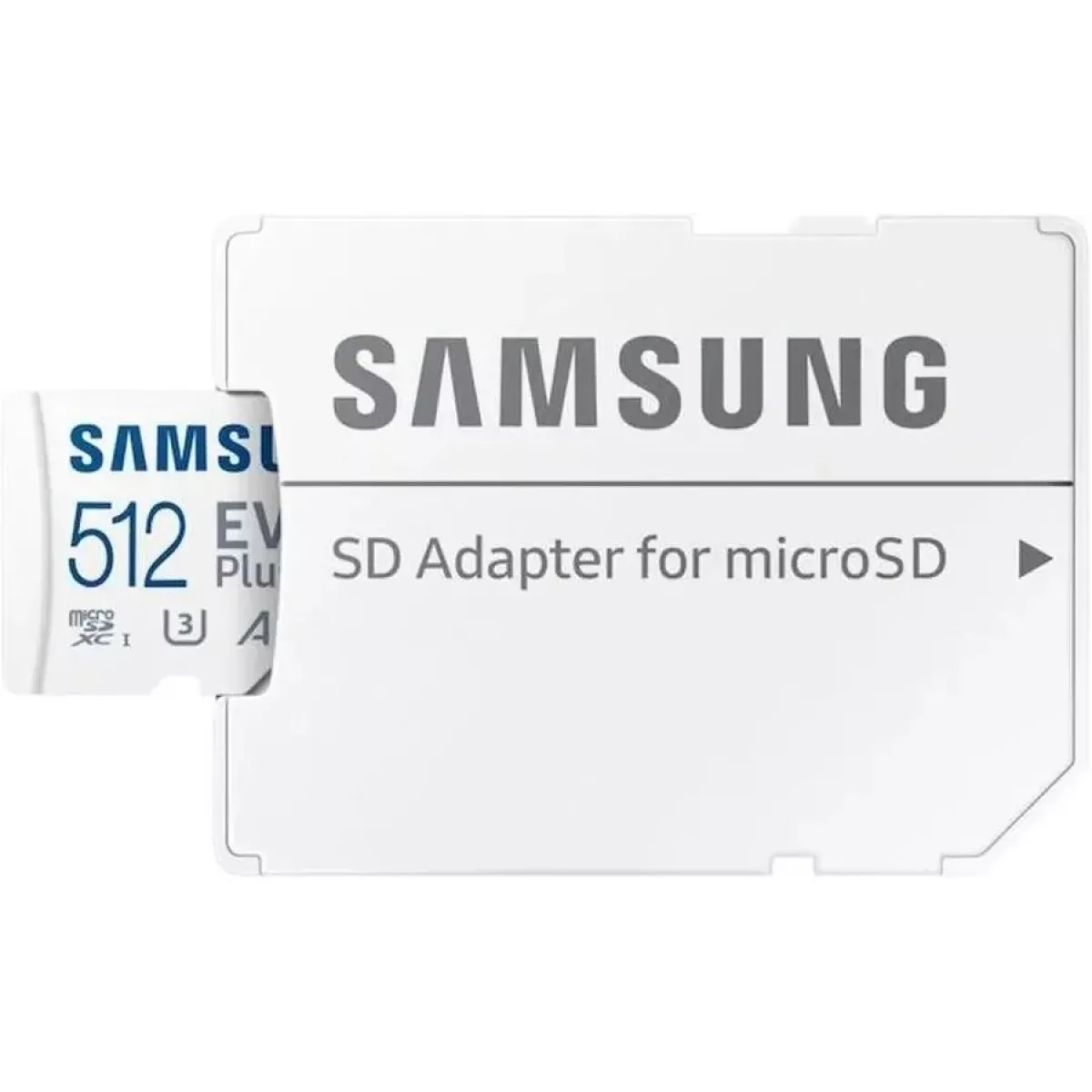 Карта памяти microSDXC Samsung EVO Plus MB-MC512SA + adapter 512Gb, белый