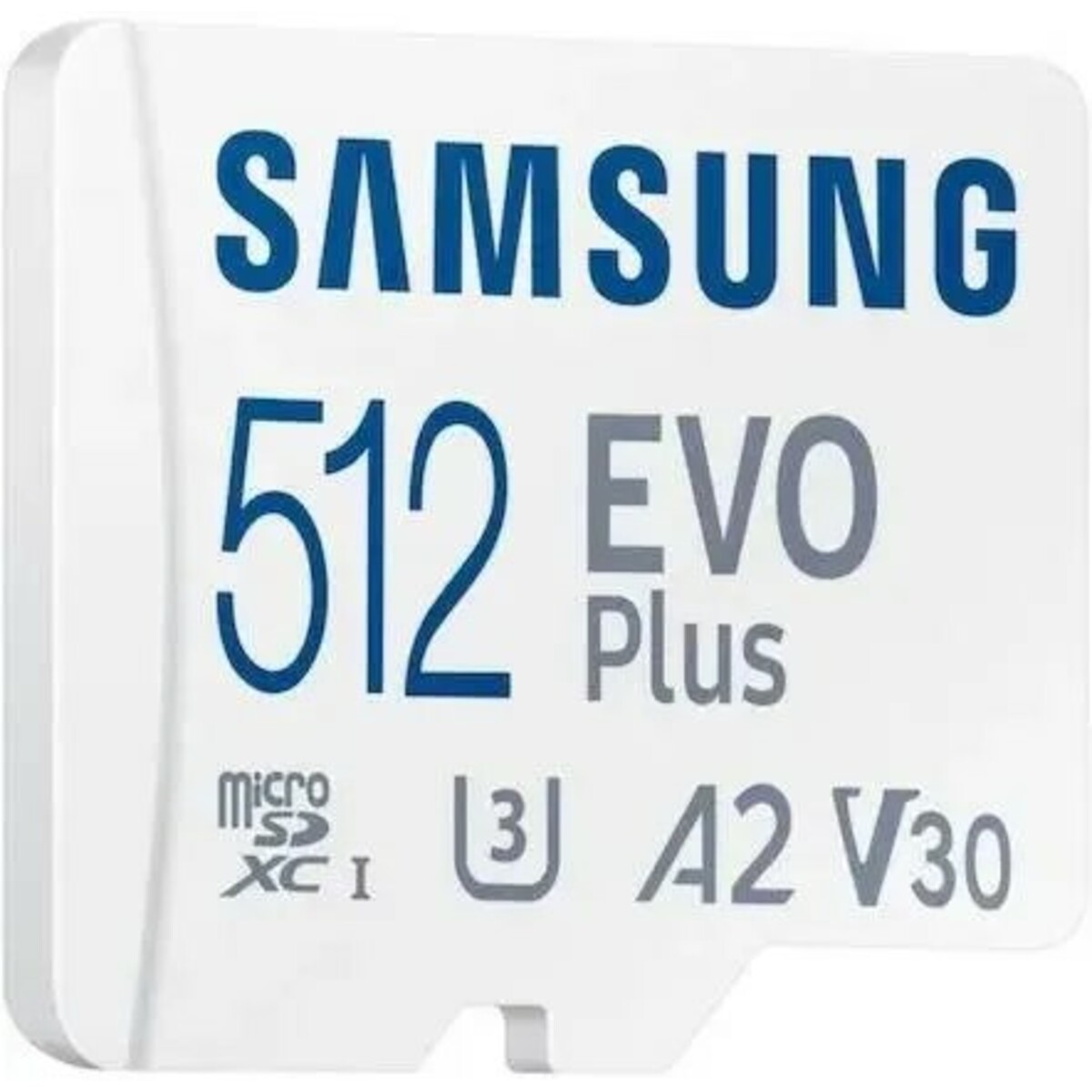 Карта памяти microSDXC Samsung EVO Plus MB-MC512SA + adapter 512Gb, белый