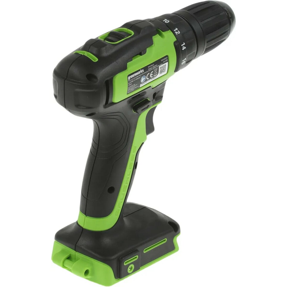 Дрель-шуруповерт Greenworks GD24DD35 (Цвет: Green)