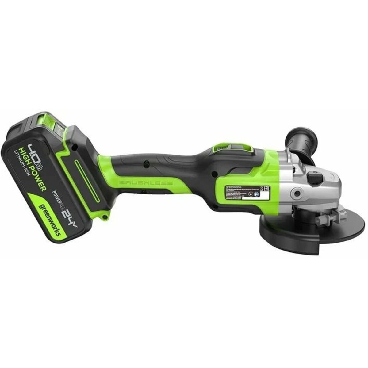 Углошлифовальная машина Greenworks GD24AG (Цвет: Green)