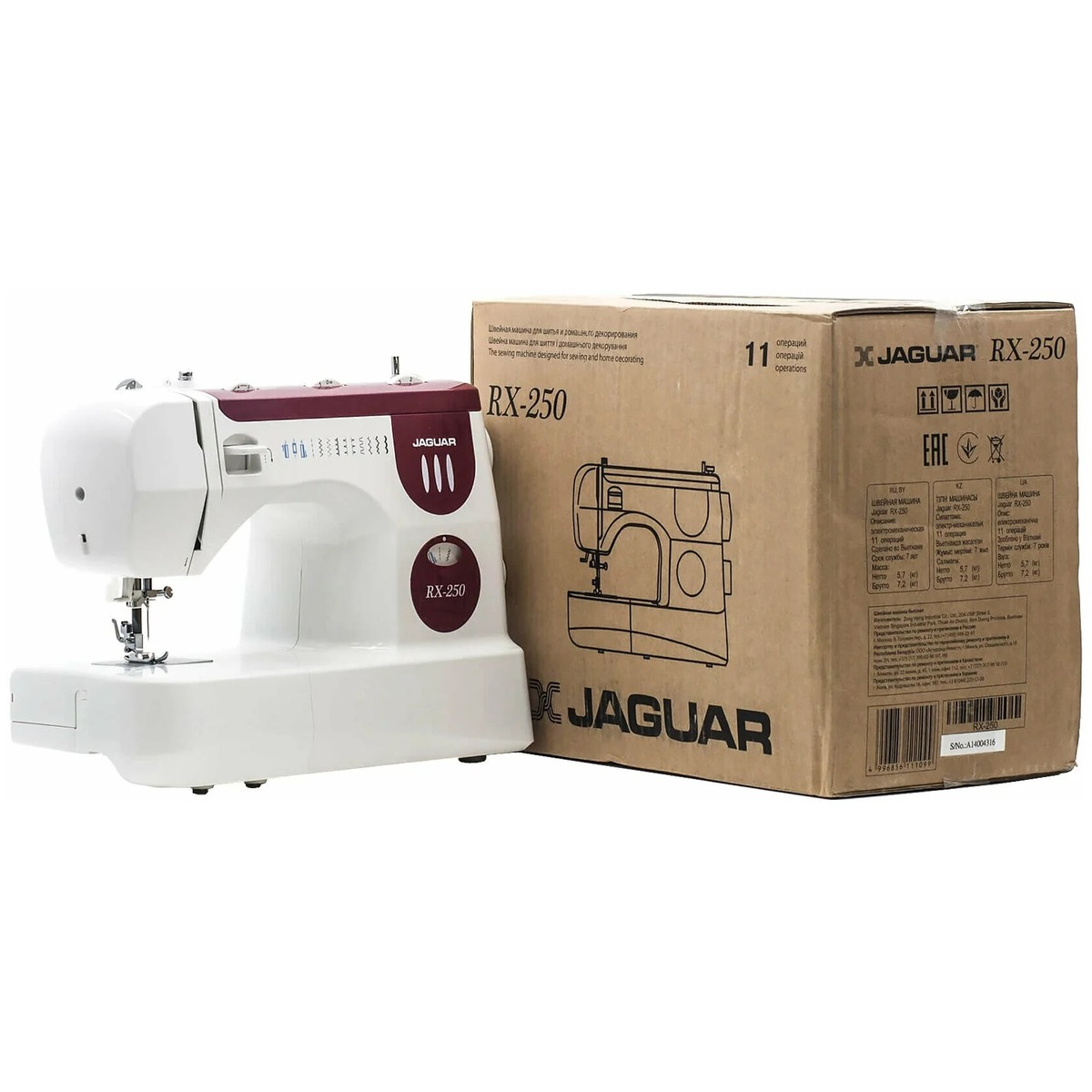 Швейная машина Jaguar RX-250 (Цвет: White)
