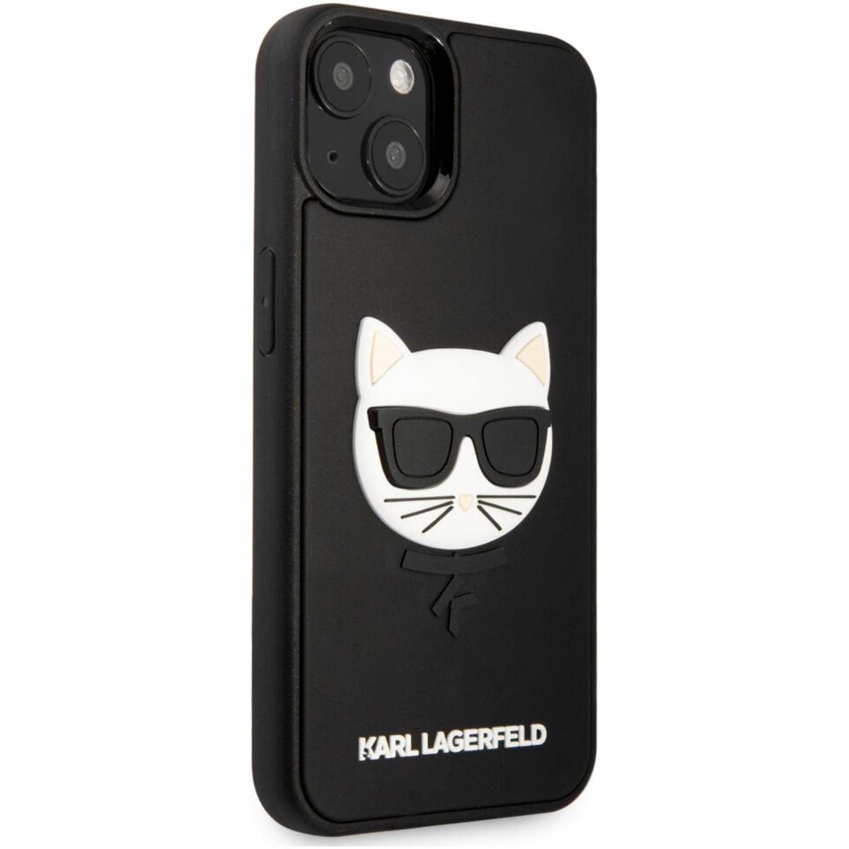 Чехол-накладка Karl Lagerfeld 3D Rubber Case Choupette Head для смартфона Apple iPhone 13, черный