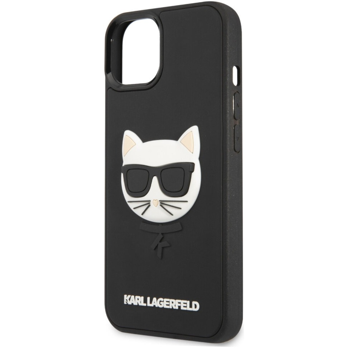 Чехол-накладка Karl Lagerfeld 3D Rubber Case Choupette Head для смартфона Apple iPhone 13, черный