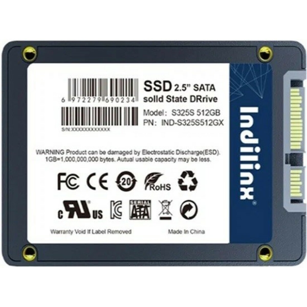 Накопитель SSD Indilinx SATA III 512GB IND-S325S512GX 