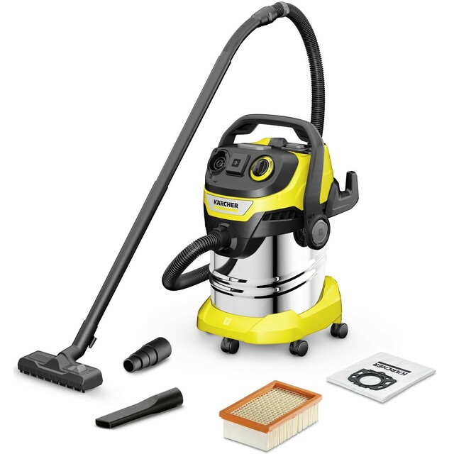 Строительный пылесос Karcher WD 5 P S V-25 / 5 / 22 (Цвет: Yellow)