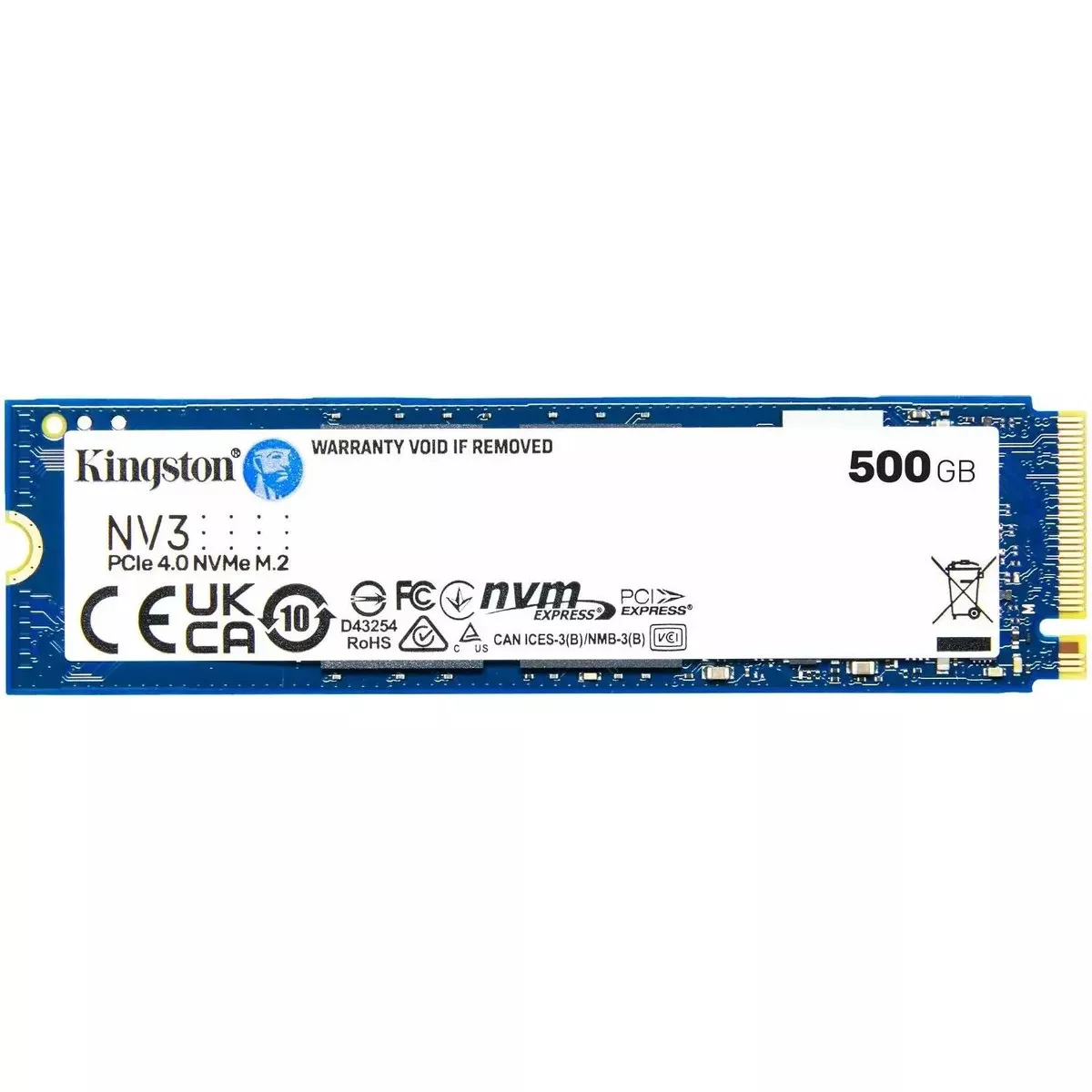 Накопитель SSD Kingston M.2 2280 500Gb SNV3S/500G