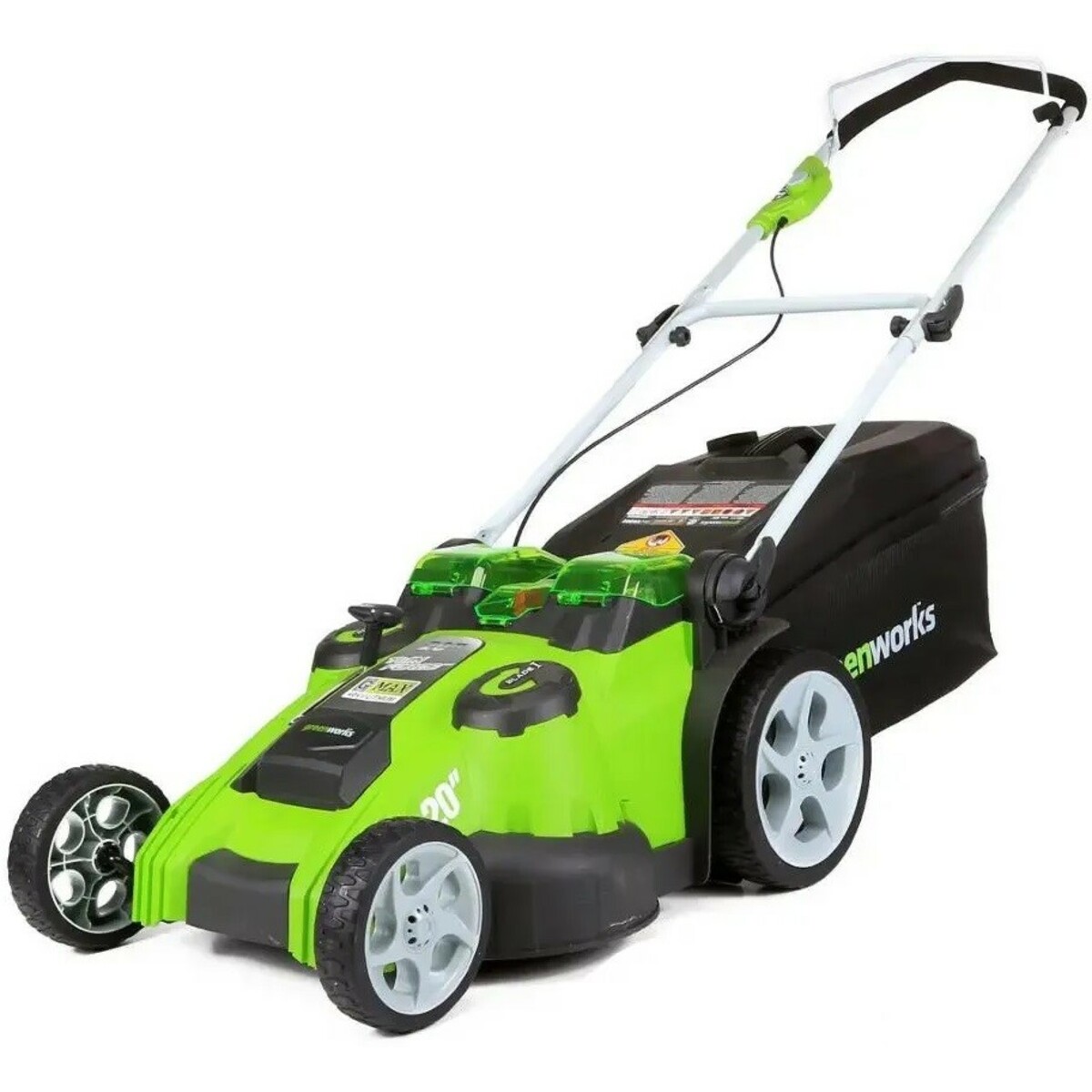 Газонокосилка роторная Greenworks G40LM49DBK4 (Цвет: Green)
