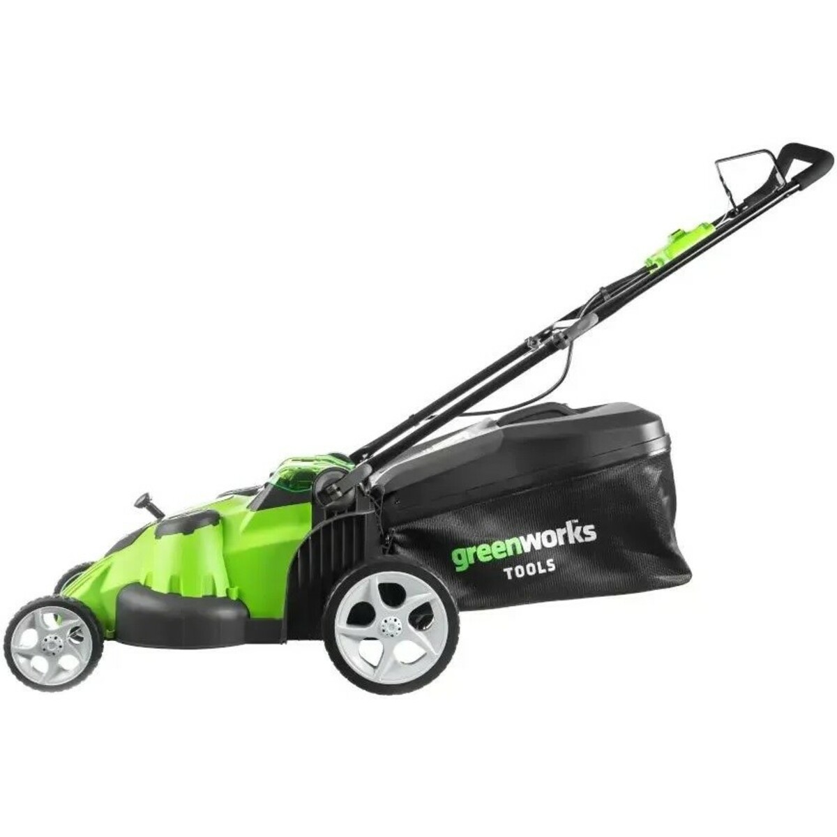 Газонокосилка роторная Greenworks G40LM49DBK4 (Цвет: Green)