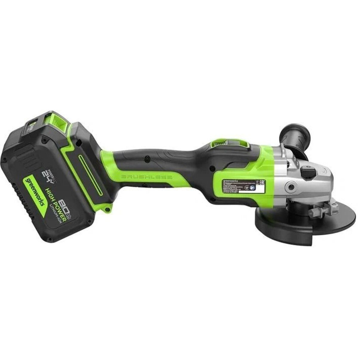Углошлифовальная машина Greenworks GD24AG (Цвет: Green)