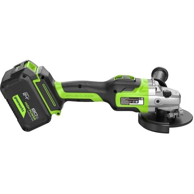 Углошлифовальная машина Greenworks GD24AG (Цвет: Green) Углошлифовальная машина Greenworks GD24AG (Цвет: Green)