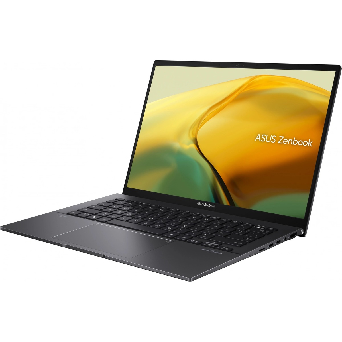 Ноутбук Asus Zenbook 14 UM3402YA-KP854 Ryzen 5 7430U 16Gb SSD512Gb AMD Radeon 14 IPS WQXGA (2560x1600) noOS black WiFi BT Cam Bag (90NB0W95-M01KZ0)