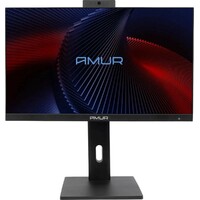 Моноблок Amur Тигр H6I12 (Intel Core i5 12400 2.5Ghz/8Gb DDR4/SSD256Gb/Intel UHD Graphics 730/23.8 /IPS/FHD (1920x1080)/FreeDOS/black/WiFi/BT/Cam) 