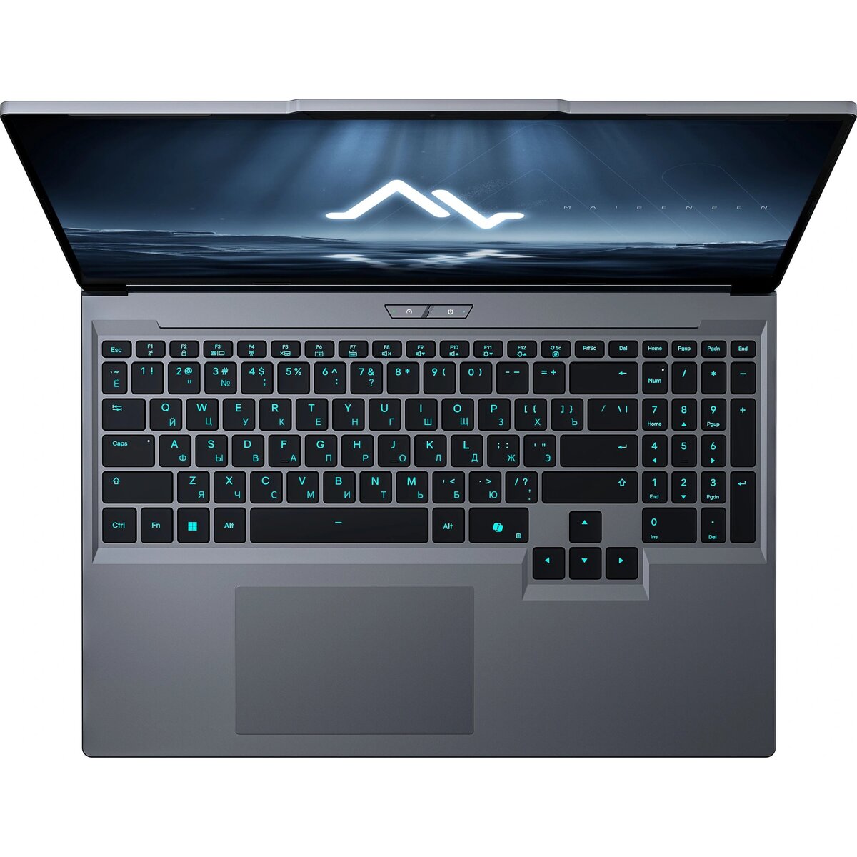 Ноутбук Maibenben X16C-i73756 (Core i7 13700HX 2.1Ghz/16Gb DDR5/SSD512Gb/NVIDIA GeForce RTX 5060 8Gb/16"/Windows 11 Home/gray) (X16C-I737560FERHG4E10)