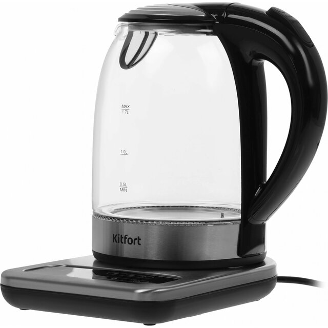 Чайник электрический Kitfort КТ-657 (Цвет: Inox / Black)