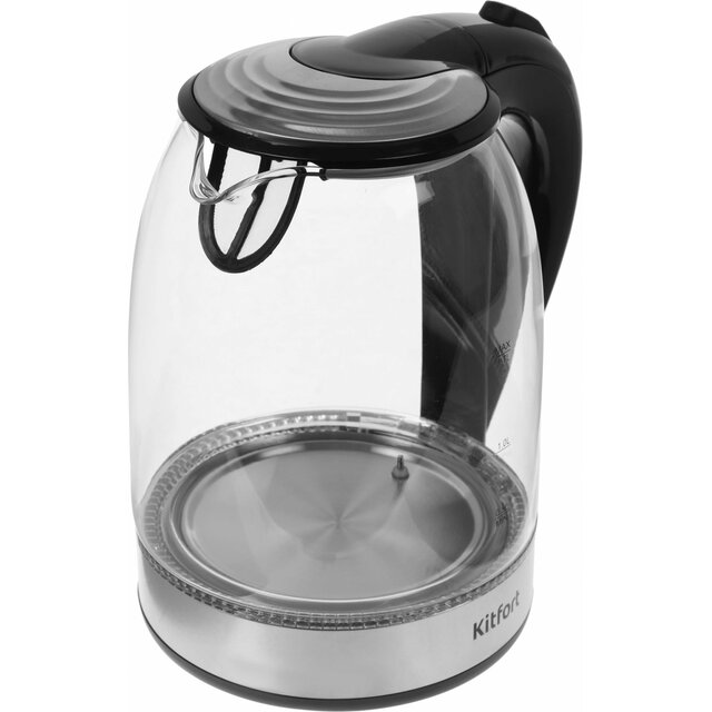 Чайник электрический Kitfort КТ-657 (Цвет: Inox / Black)
