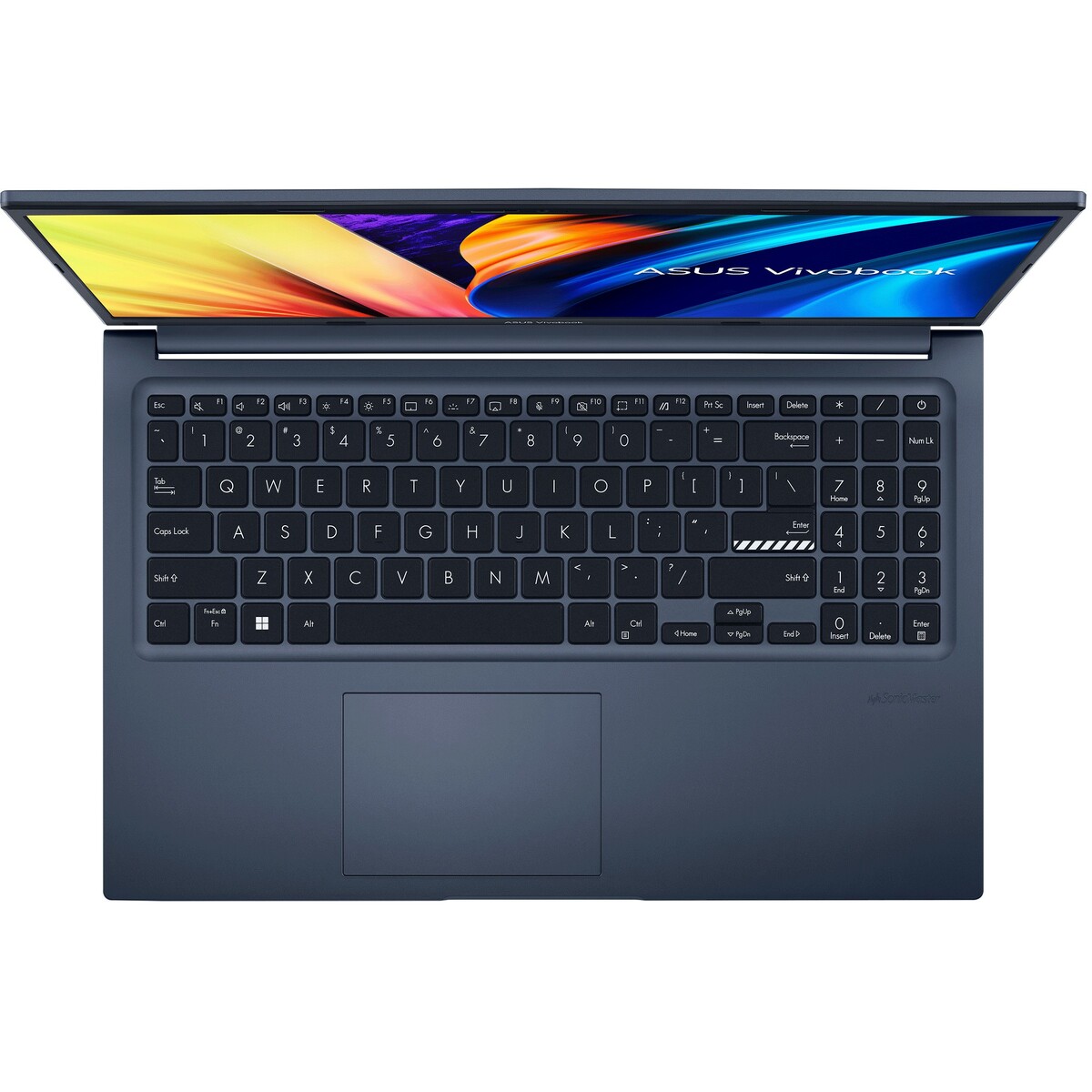 Ноутбук Asus VivoBook X1502ZA-BQ549 15.6 1920x1080/Intel Core i3-1220P/RAM 8Гб/SSD 256Гб/Intel UHD Graphics/ENG|RUS/DOS/темно-синий