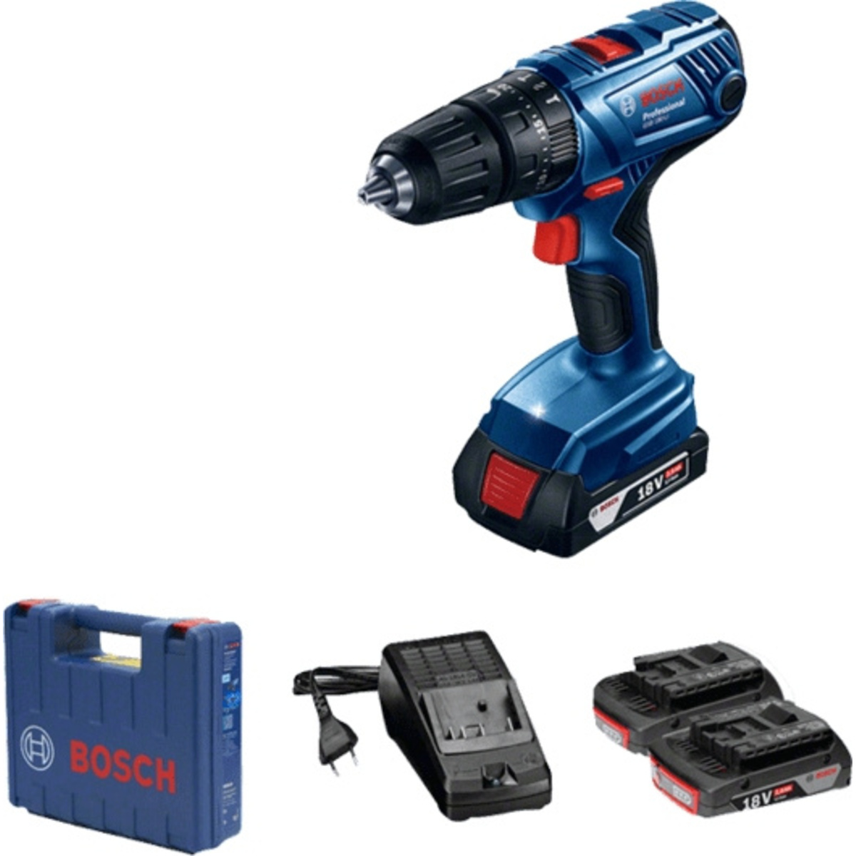 Дрель-шуруповерт Bosch GSB 180-LI (Цвет: Blue)