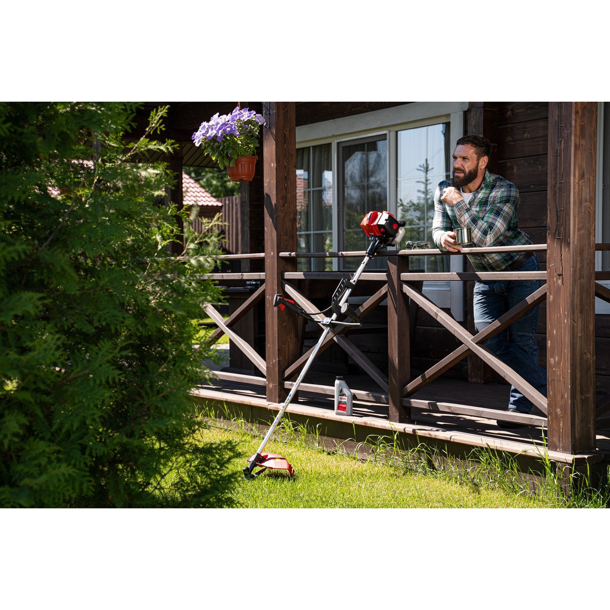 Триммер бензиновый Geos Max Comfort 126 B (Цвет: Red)