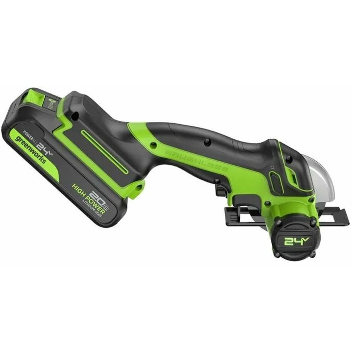 Углошлифовальная машина Greenworks GD24UCS (Цвет: Green)