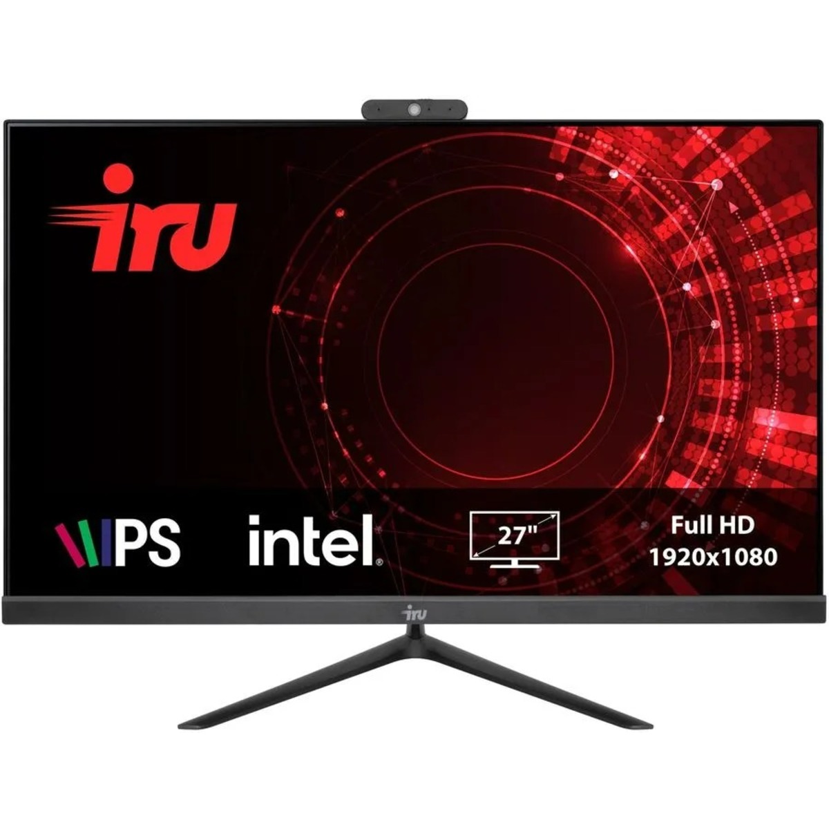 Моноблок IRU Office 27IH5P (Intel Core i5 11400  /  8Gb  /  SSD512Gb  /  Intel UHD Graphics 730  /  Free DOS  /  черный)
