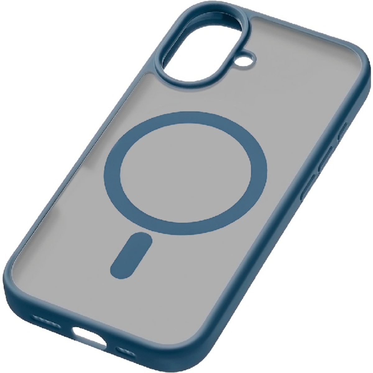 Чехол-накладка uBear Cloud Mag Case для смартфона Apple iPhone 16 (Цвет: Dark Blue)