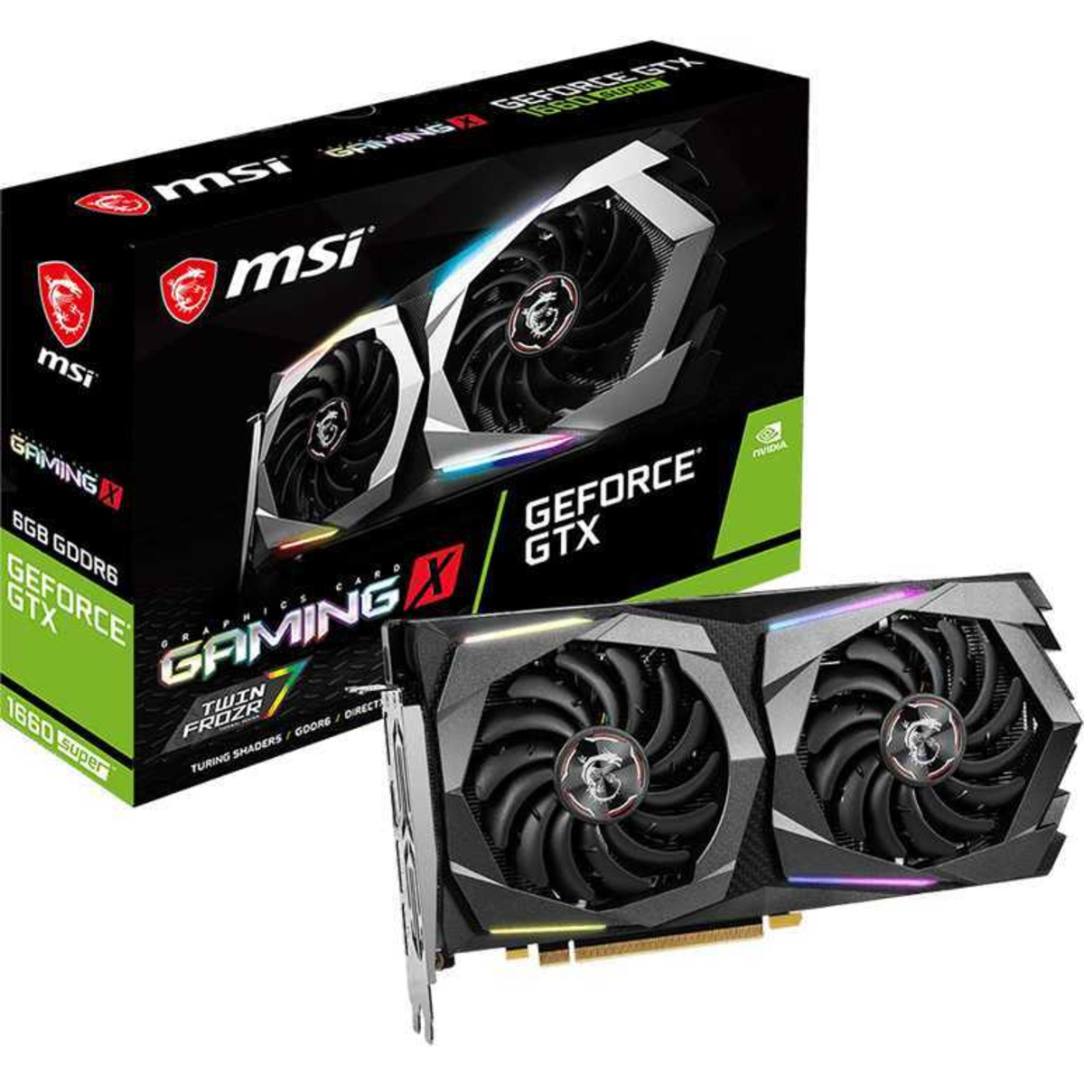 Видеокарта MSI GeForce GTX 1660 Super GAMING X 6G