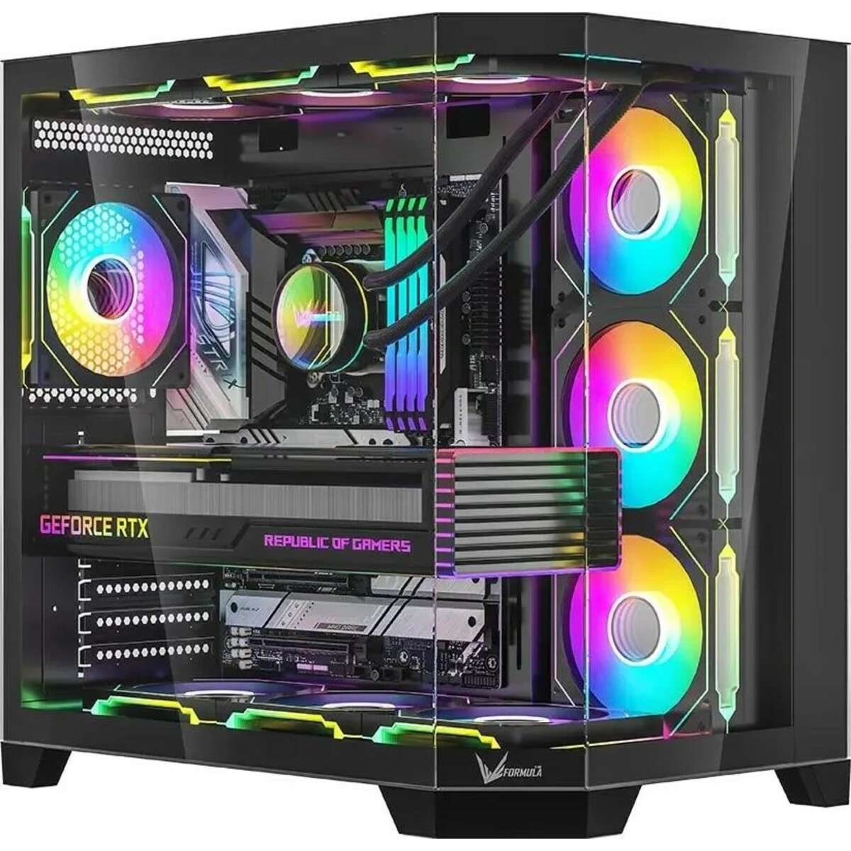 Корпус Formula Crystal Z6 Floe, черный 