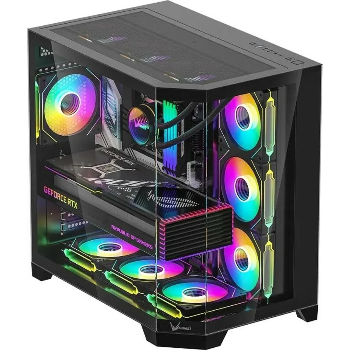 Корпус Formula Crystal Z6 Floe, черный 