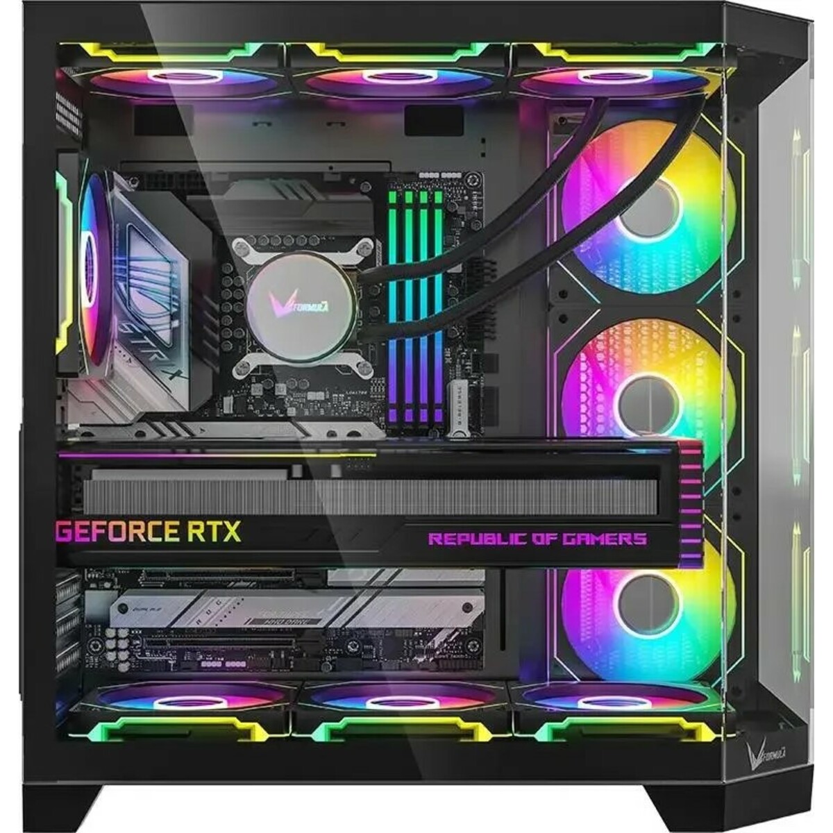 Корпус Formula Crystal Z6 Floe, черный 