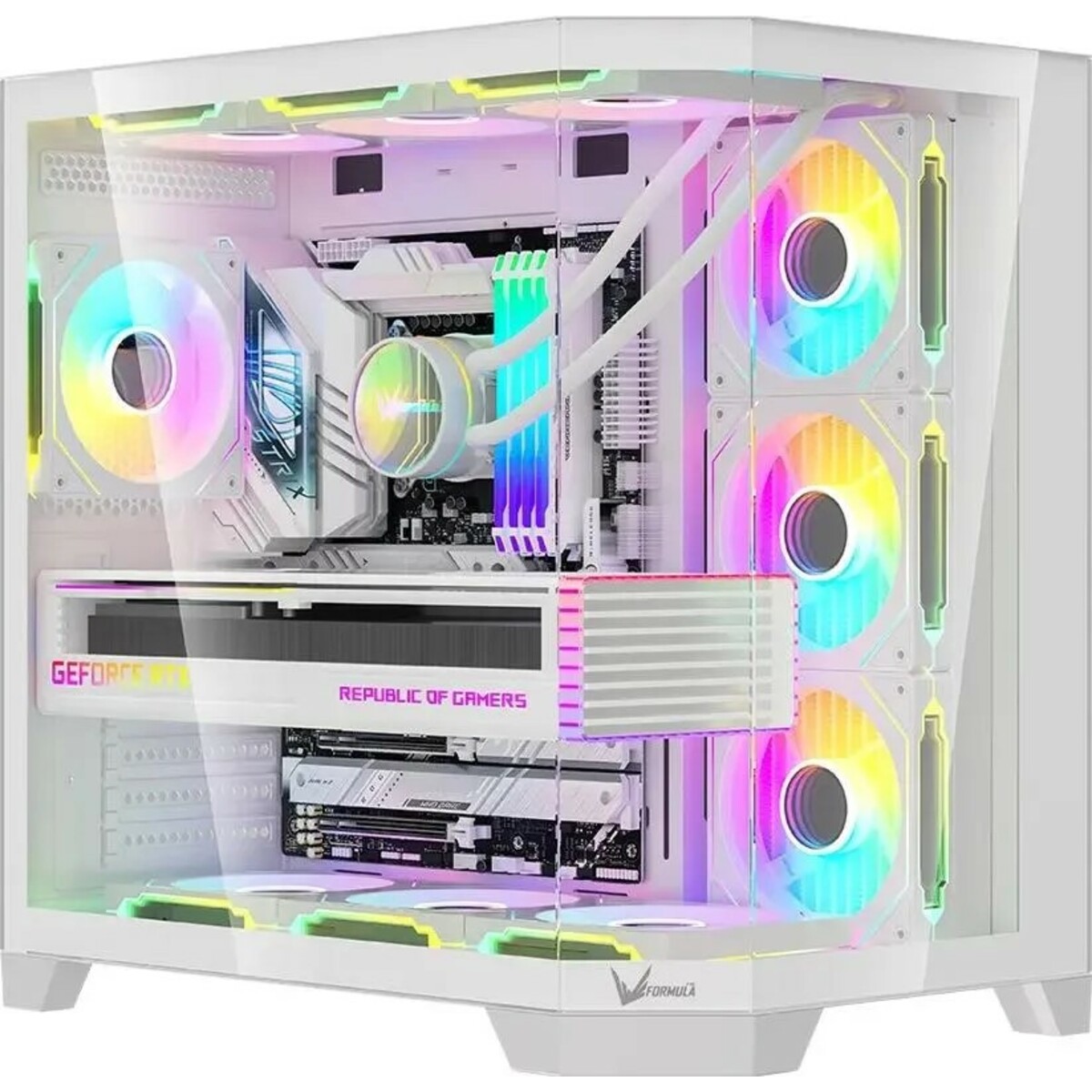 Корпус Formula Crystal Z6 Floe, белый 