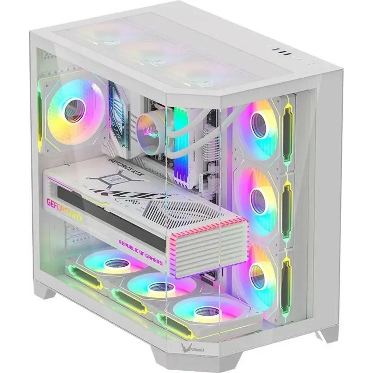 Корпус Formula Crystal Z6 Floe, белый 