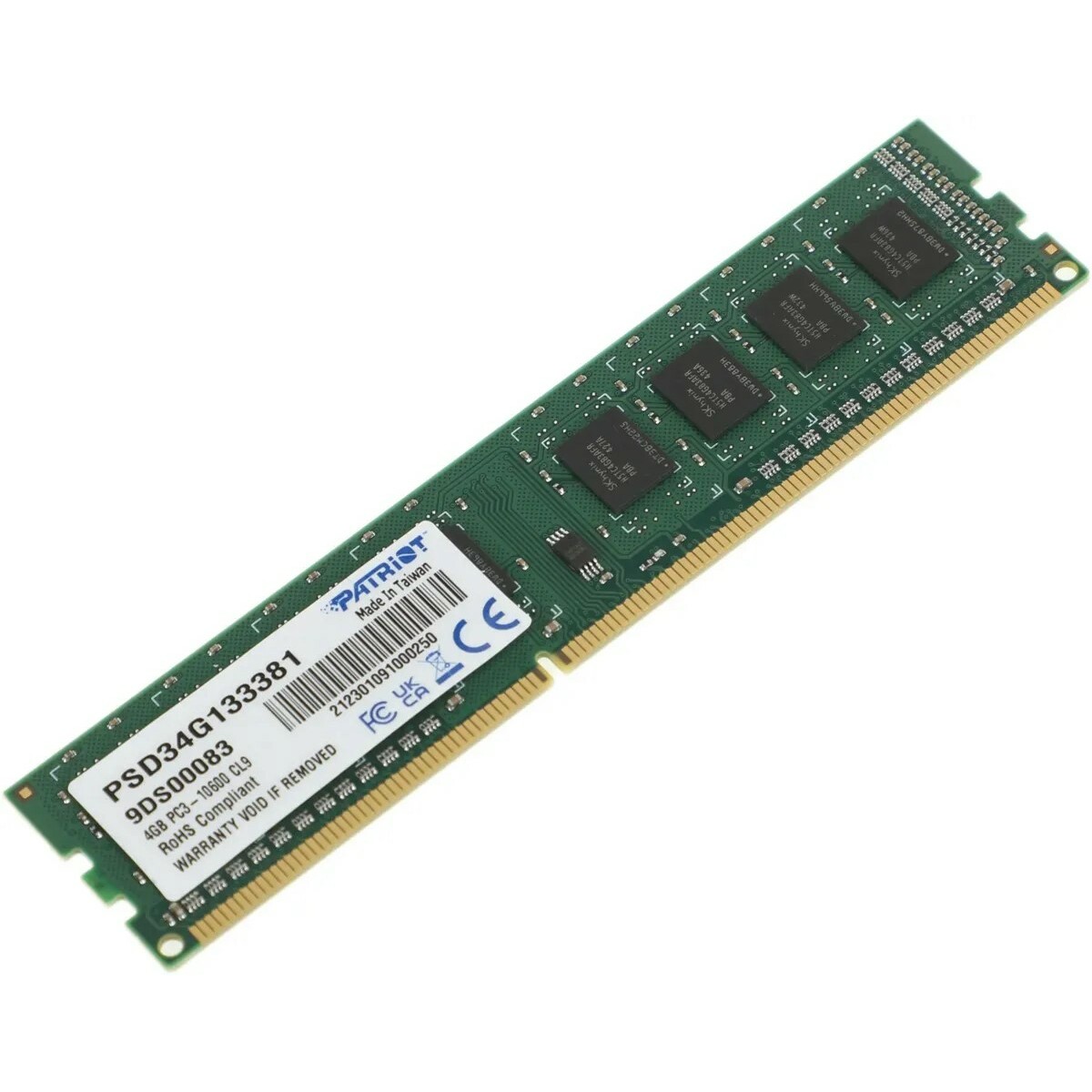 Память DDR3 4Gb 1333MHz Patriot PSD34G133381