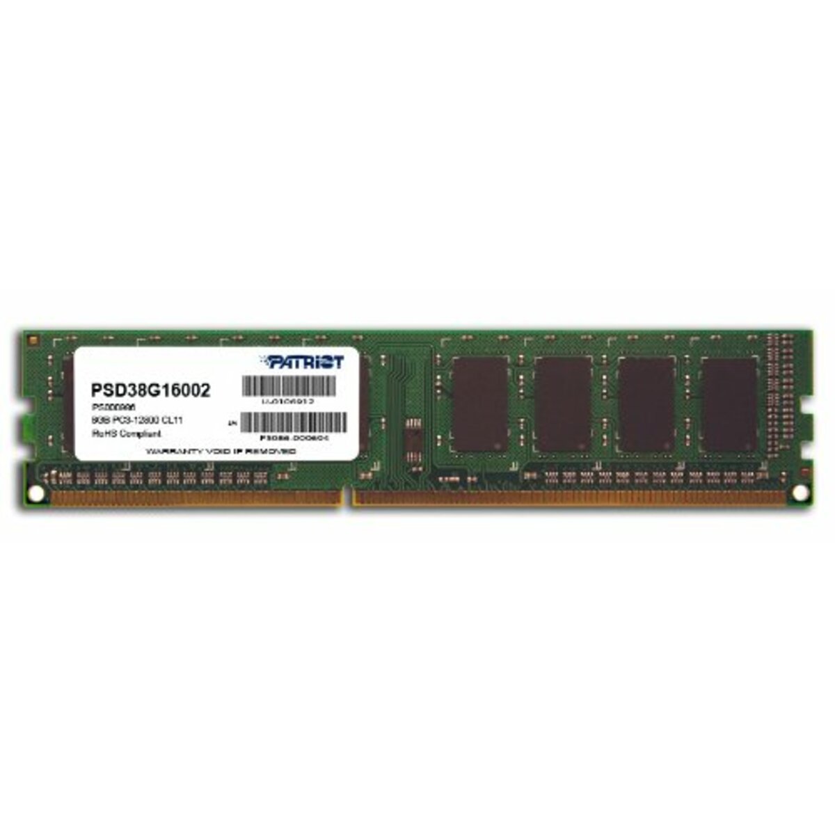 Память DDR3 8Gb 1600MHz Patriot PSD38G16002