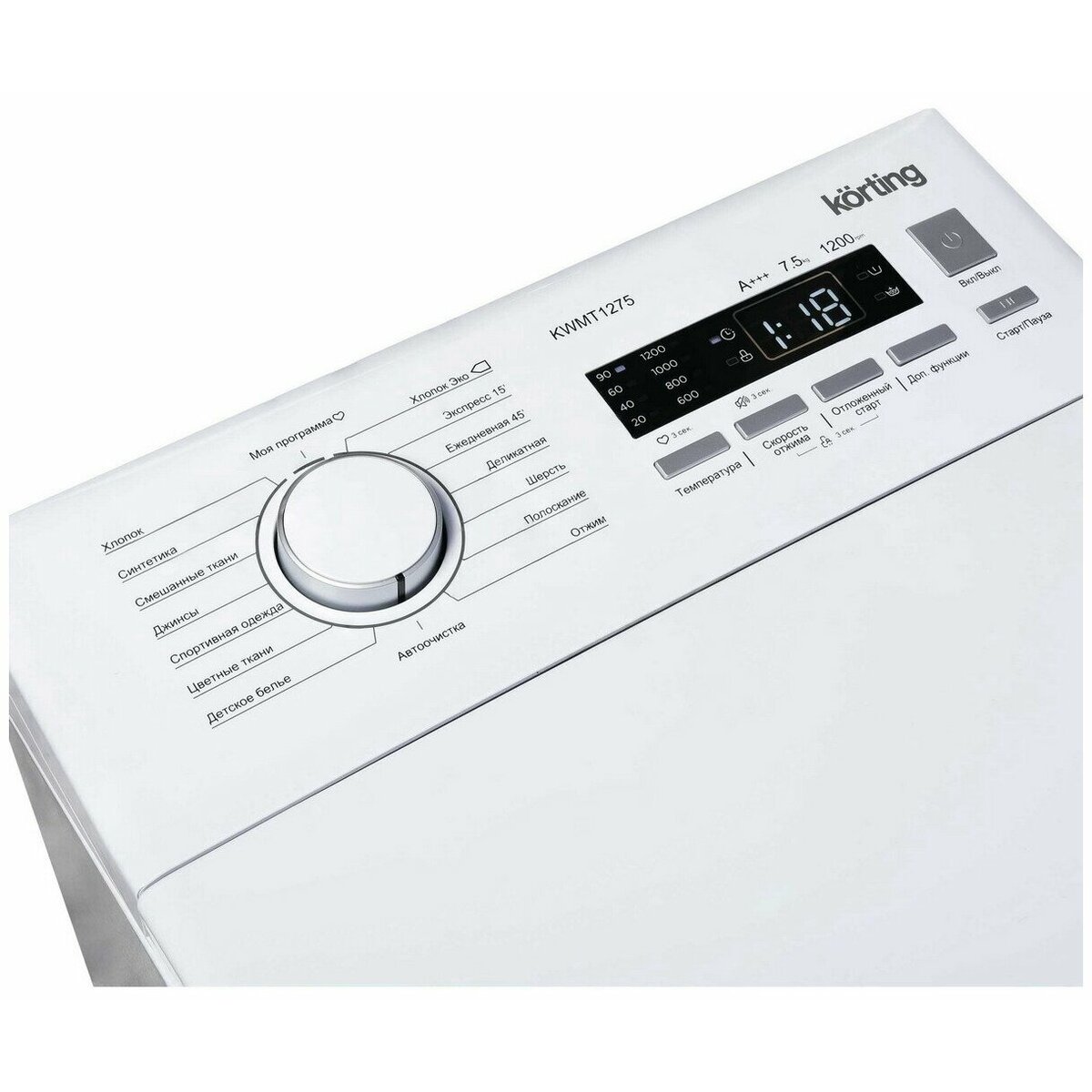 Стиральная машина Korting KWMT 1275 I (Цвет: White)