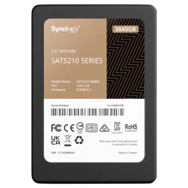 SSD жесткий диск Synology 3.8 ТБ SAT5210-3840G