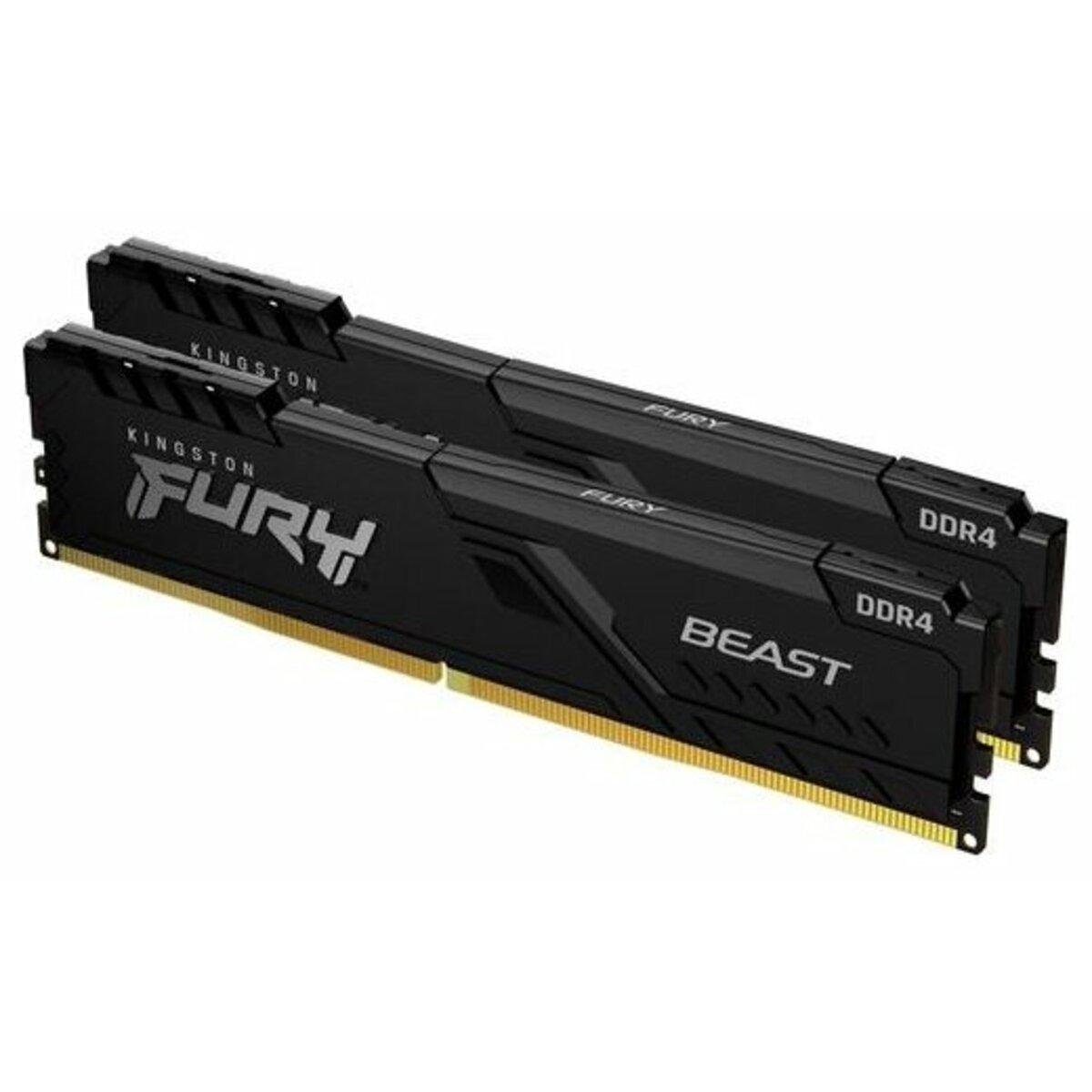 Оперативная память Kingston FURY BEAST, черный 16Gb DDR4 (2x8Gb) 3600Mhz