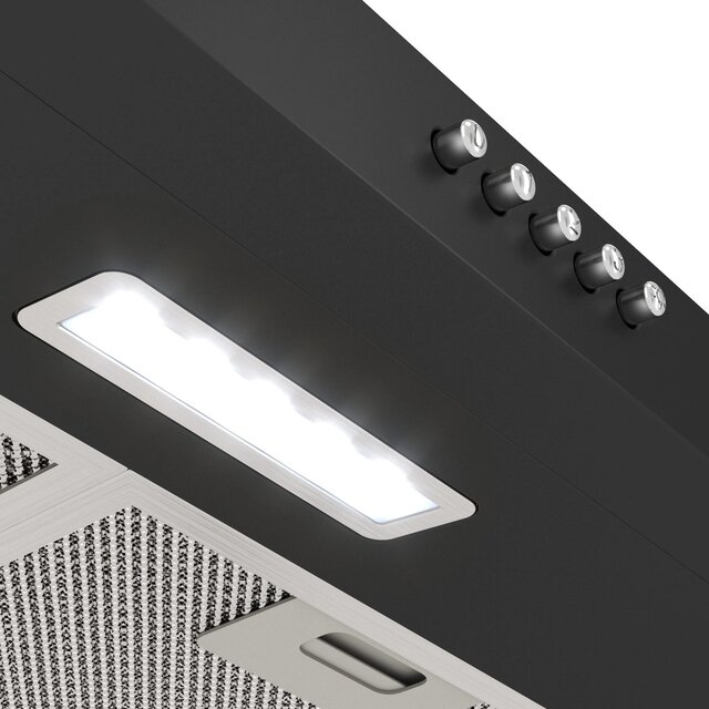 Вытяжка козырьковая Elikor Eco ONE 50 BK, черный 